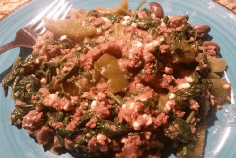 Buffalo Spinach Skillet – Wellness Community
