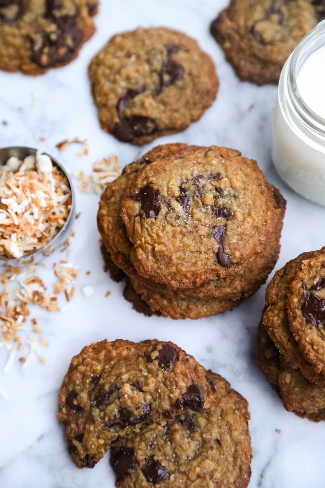 Salted Bittersweet Coconut Chocolate Chip Cookies – Wellness Community