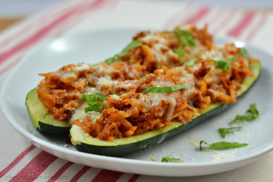 Chicken Parm Zucchini Boats – Wellness Community